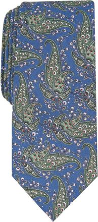 Bar III Mens Sorrento Skinny Paisley Tie Green Size Regular