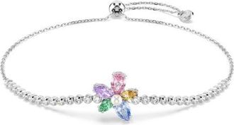 Swarovski x Ariana Grande Multicolor Crystal Bracelet in Silver/Multi at Nordstrom
