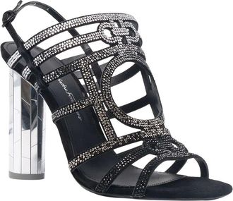 Ferragamo Embellished Leather Sandal