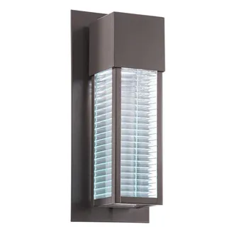 Netlighting Sorel 1 Light Outdoor Wall Lantern Bronze IP44 GU10