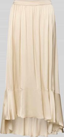 Boss Orange by Hugo Boss BOSS Orange A-Linie Maxi-Rock aus reiner Viskose Modell VESTA in Sand, Gr&ouml;&szlig;e 42