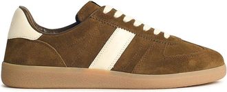 Tom Ford Archer Brown Suede Sneakers
