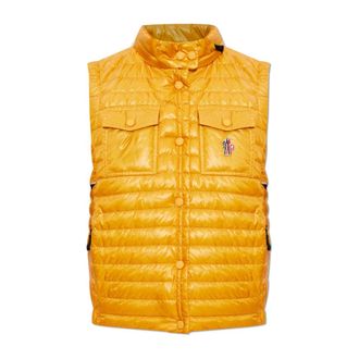 Moncler Vests, female, Orange, Size: S Day-Namic Down Vest