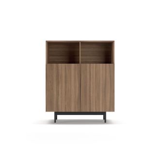 HERDASA Mueble Aparador En Melamina, Colecci&oacute;n Printed (602-2), Con 2 Puertas, En Nogal