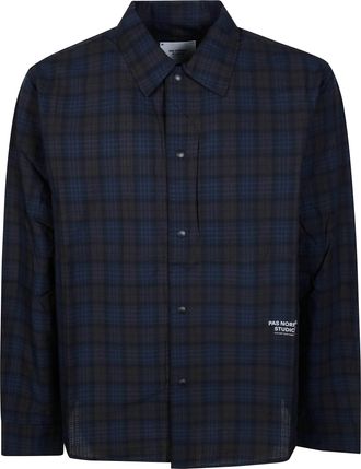 Pas Normal Studios Off-Race Seersucker Boxy Shirt