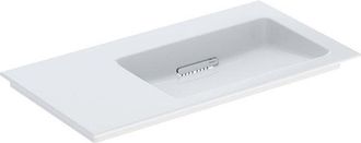 Keramag Geberit One Muebles Lavabo Salida Horizontal, Espacio De Estante