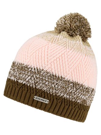 Ziener Skim&uuml;tze ZIENER IXIA-Z hat lady, Damen, rosa (shell pink), Materialmix, M&uuml;tzen Skim&uuml;tze