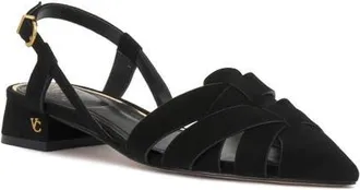 Vince Camuto Vinesha Slingback Pointed Toe Pump in Black at Nordstrom, Size 7.5