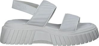 s.Oliver Flat Sandalen - Dames - Sandalen - Wit - 38 EU - Schoenen