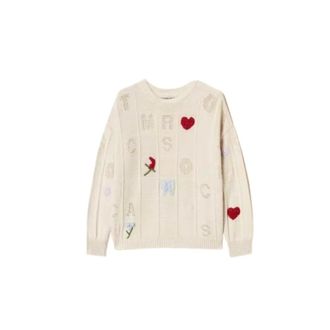 Twinset Donna, Maglie, Beige, M, new