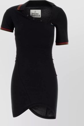 Vivienne Westwood cotton asymmetric polo dress