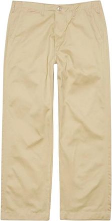 Edwin Wide Broeken - Heren - Wijde Broeken - Beige - S - Katoen - Broeken
