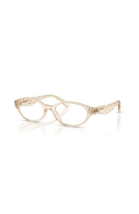 Tory Burch 52mm Oval optical glasses in Beige at Nordstrom