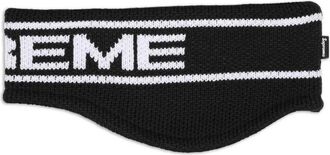 SUPREME Haarband met logodetail - Zwart