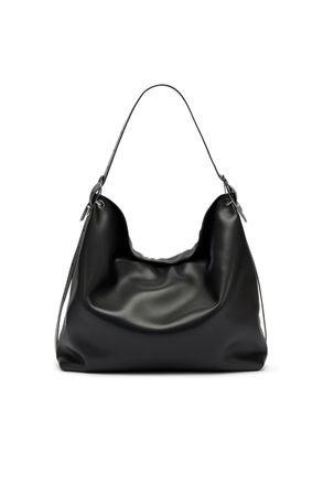 Diesel D-Line-Leather hobo bag - Shoulder Bags - Woman - Black