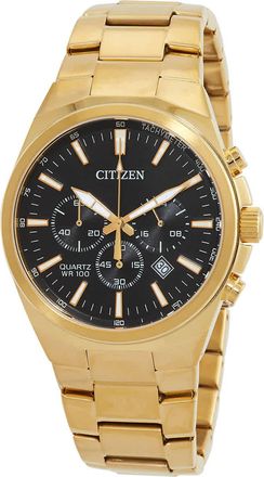 Citizen Chronograph Quartz Black Dial Mens Watch AN8173-51E