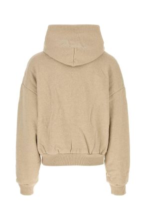 Entire studios Unisex Beige Cotton Thermal Sweatshirt Taupe Exterior: Felpe