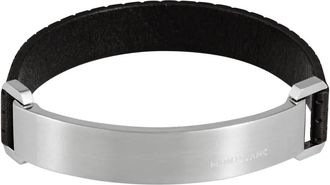 Montblanc Urban Spirit Leather Bracelet, Size 63