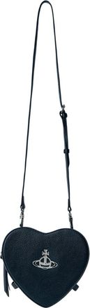 Vivienne Westwood Louise Heart Crossbody - Dames - Schoudertassen - Zwart - ONE Size - Leer - Tassen