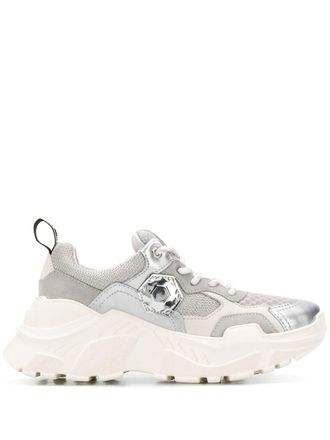 MOA Master Of Arts lace-up sneakers - women - Cotton/Leather/Leather/Nylon/Rubber - 41 - White