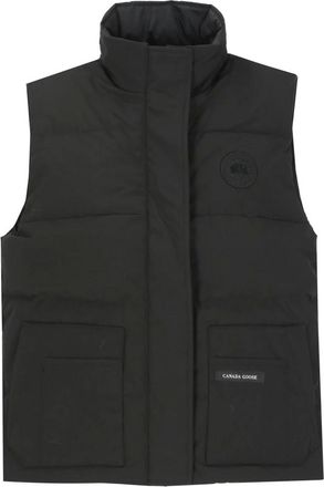 Canada Goose Jassen, Dames, Zwart, M, Katoen, Legacy Freestyle Vest