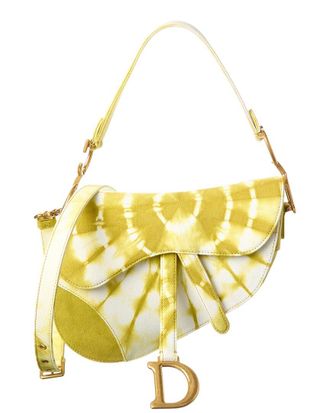 Dior Medium Canvas Saddle Bag