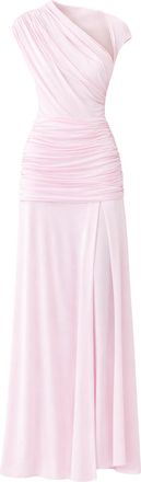 Self Portrait LONG DRAPED JERSEY DRESS - Self-portrait - Woman