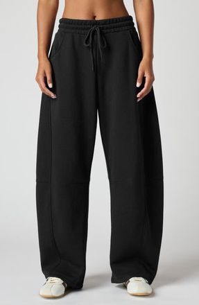 Florence By Mills Barrel Leg Sweatpants in Black at Nordstrom, Size X-Large