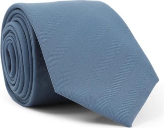 Brioni Accessoires, Heren, Blauw, ONE Size, Wol, Blauwe Wol Stropdas Elegant Accessoire