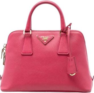 Prada Pre-owned Promenade Handtas - Dames - Vintage Handtas - Roze - ONE Size - Leer - Vintage