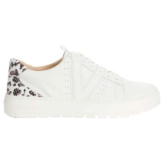 Vionic Abyss Simasa Leather Womens Lace Up Trainers - White - Size:UK 6.5