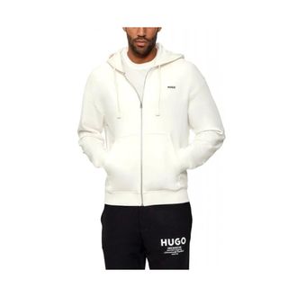 HUGO BOSS Dapozip - male - Hugo - Zip-throughs - Beige - M - Sweatshirts & Hoodies