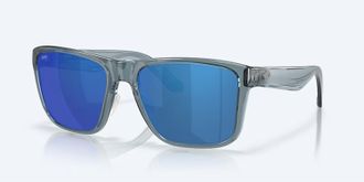Costa Unisex Los Alijos Polarized Sunglasses In Transparent Deep Blue Blue Mirror