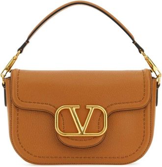 Valentino Garavani Alltime Schoudertas - Dames - Handtassen - Bruin - ONE Size - Leer - Tassen