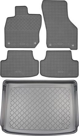 OEM Juego De Alfombrillas De Goma Para Coche Y Alfombrilla Para Maletero Para Audi A3 8y Hatchback (5 Puertas) A Partir De Marzo De 2020