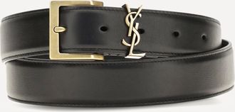 Saint Laurent Cintura Box Laque in pelle Man 110