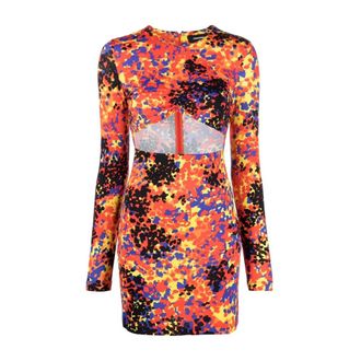 Dsquared2 Cut-Out Mini Jurk - Dames - Korte kleedjes - Rood - S - Kleedjes