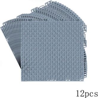 OEM 12 Baldosas De Drenaje Para Piscinas, Alfombras Para Terrazas, Pavimento De Pl&aacute;stico Entrelazado Para Cuartos De Ducha