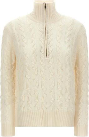 Max Mara Colle Knit - Knitwear - Mujer - Blanco - XS