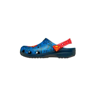 Crocs Clogs, male, Blue, Size: 10 US Classic Clog Superman