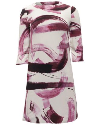 Dolce & Gabbana Brush Stroke Printed Mini Dress (Authentic Pre-Loved)
