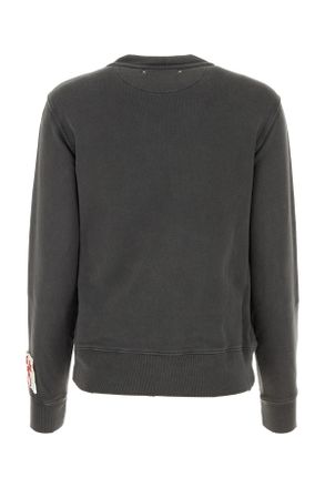Golden Goose Womens Golden Ws Regular Sweats Anthracite Felpe Sweater