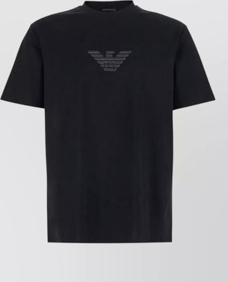 Emporio Armani logo cotton crew-neck t-shirt