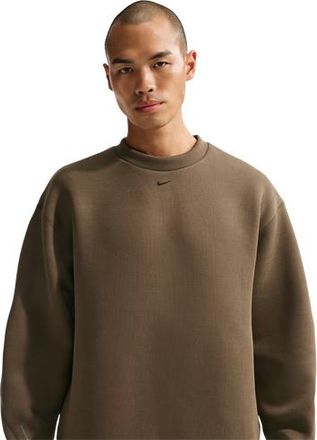 Nike Mens Tech Fleece Crew - Dark Hazel/Black Size XXL