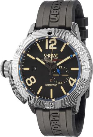 U-Boat Sommerso Automatic Black Dial Mens Watch 9999