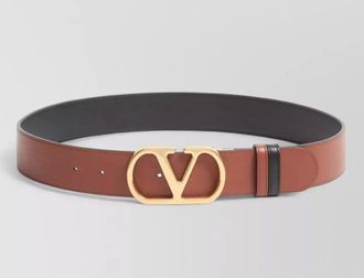 Valentino leather reversible belt