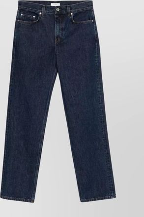 Toteme straight leg denim trousers pockets