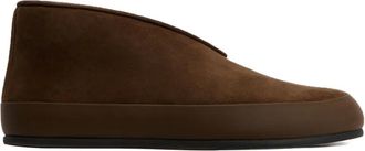 12 Storeez shearling suede loafers - women - Goat Skin/Leather/Sheep Skin/Shearling/Rubber - 39 - Brown