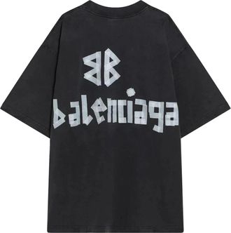 Balenciaga Hombre, Camisetas, Negro, Talla: L