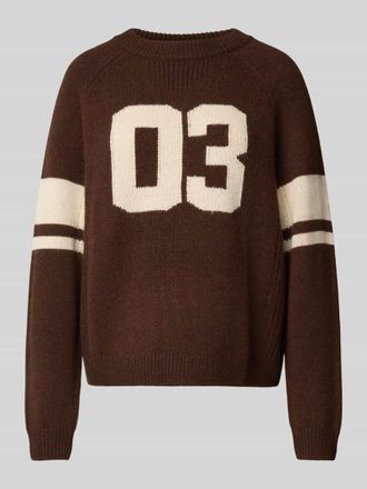 BA&SH Strickpullover aus reinem Kaschmir in Schoko, Gr&ouml;&szlig;e M